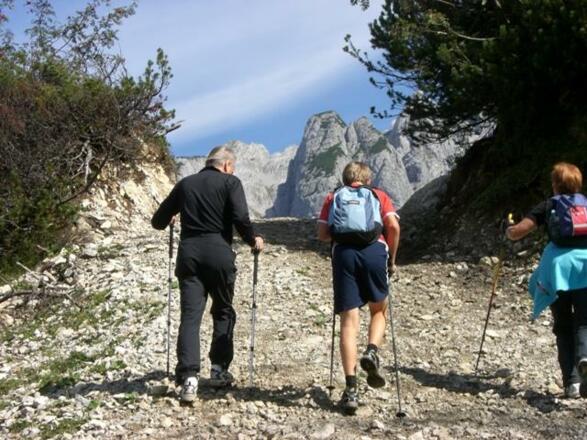 Bergwandern mit unseren Gästen