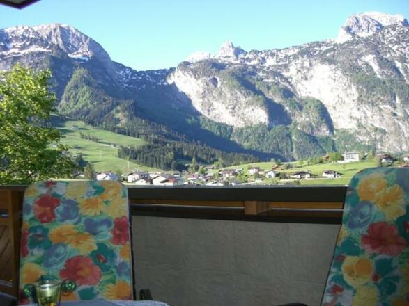 Panoramablick vom Balkon