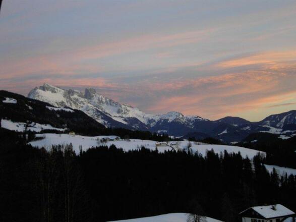 Abendstimmung Dachstein Winter
