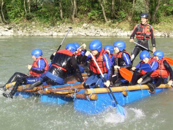 Floßfahrten an der Lammer