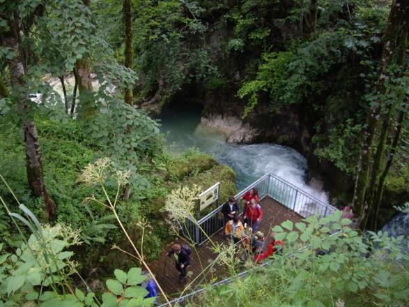 Wasserstollen von oben