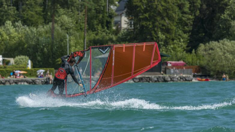 Sportcamp Raudaschl - Surfer im Wind