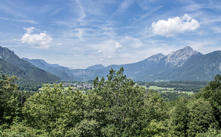 Blick zum Hochstaufen Massiv