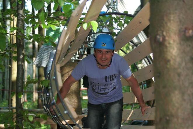 Station: Tunnel im Waldkletterweg