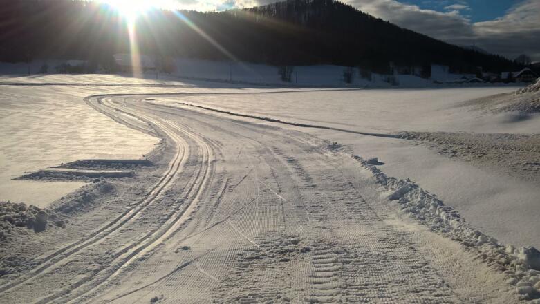 Loipe in Hof bei Salzburg