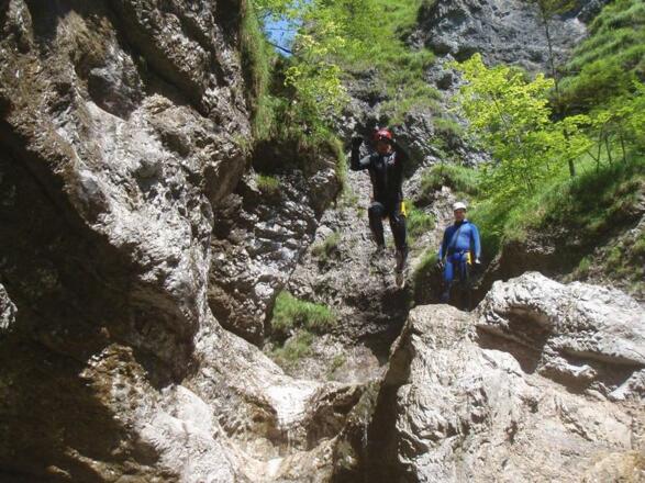 Canyoning Sprung 2