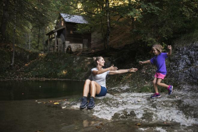 Mutter und Tochter Mühle