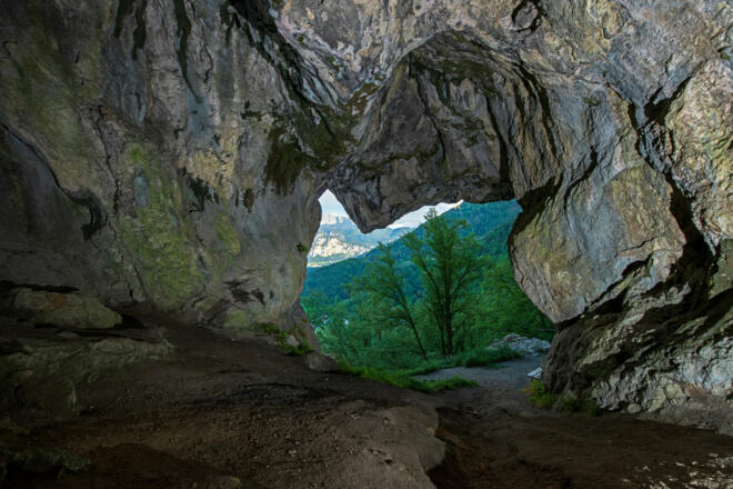 Grafenloch von Innen