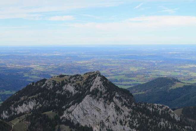 Blick ins Alpenvorland