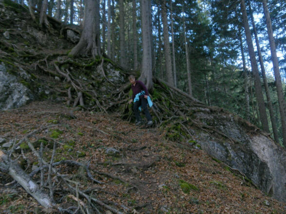 nordseitiger Abstieg