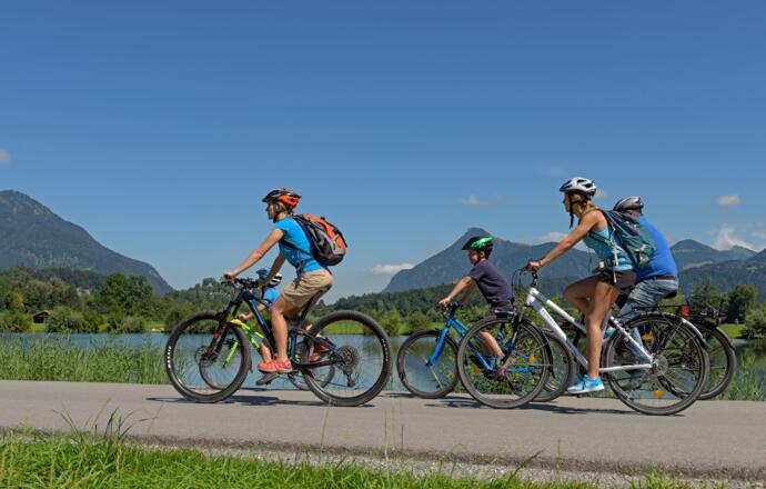 Radfahren mit Familie