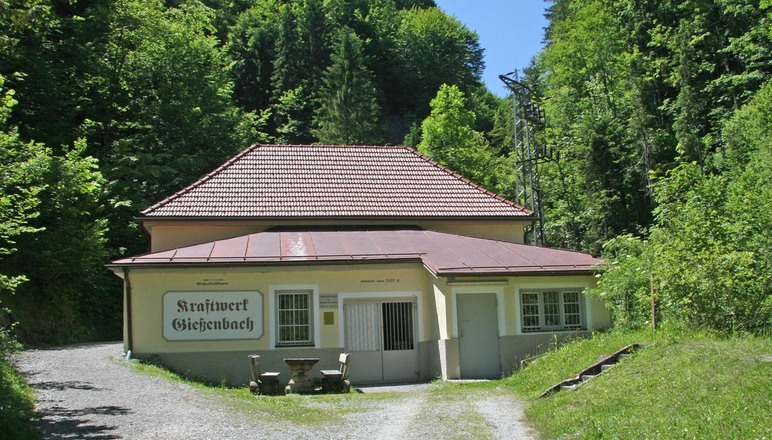 Gießenbachklamm Kiefersfelden Kraftwerk