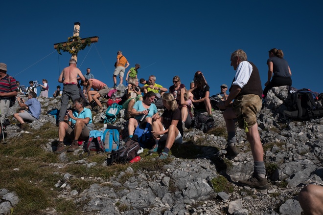 Einweihung des Gipfelkreutzes 2016