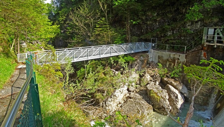 Gießenbachklamm Kiefersfelden Sachs-Steg - Station 21a Kieferer Energiewandeweg