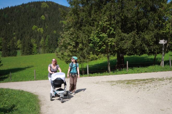Mit dem Kinderwagen sportlich unterwegs