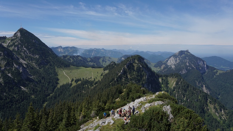 Blick Hochsalwand zum Wendelstein