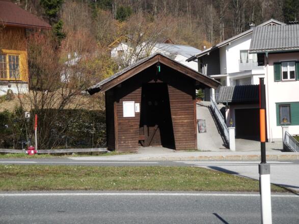 Haltestelle &quot;St. Gilgen Mozartblick&quot; Richtung Salzburg