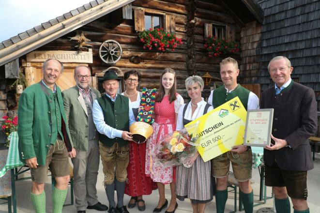 Almssommerhütte des Jahres 2018 Siegerehrung