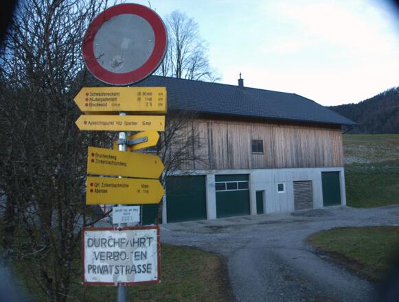 &quot;Vitz am Berg&quot; Mautstelle 652m.