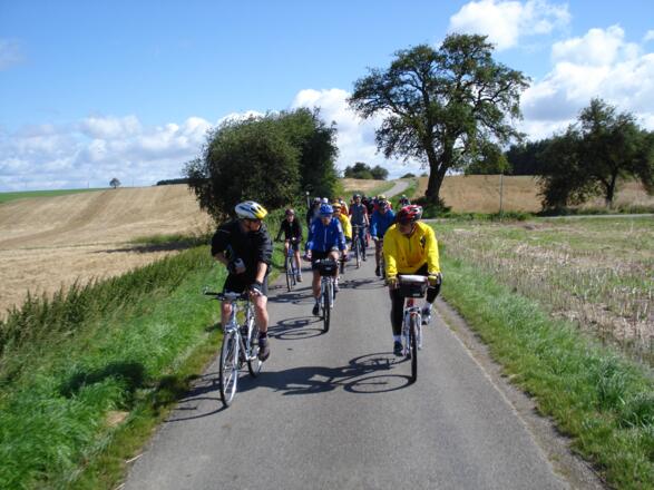 Radfahrer im Odenwald