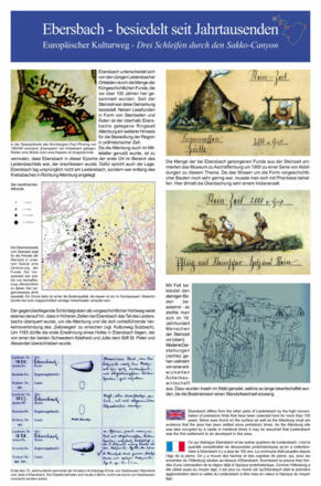 Infotafel Europäischer Kulturweg Leidersbach OT Ebersbach
