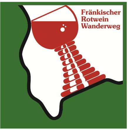 Wegmarkierung Fränkischer Rotwein Wanderweg