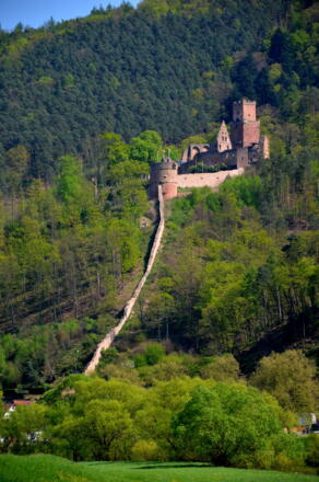 Freudenburg, Blick aus Bayern