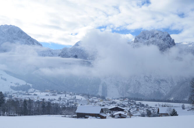 Winterliche Landschaft über Abtenau