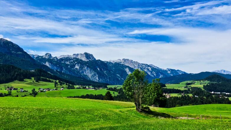 Blick in Richtung Abtenau