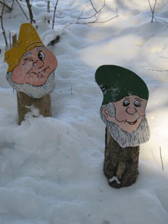 Zwergenwald im Winter