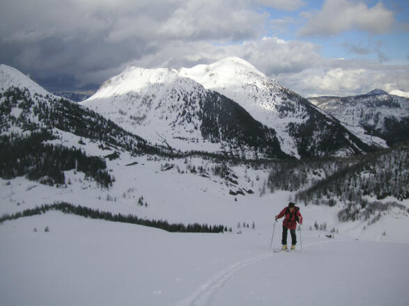 Schmalztrager und Gamsfeld hinter Thurnaualm