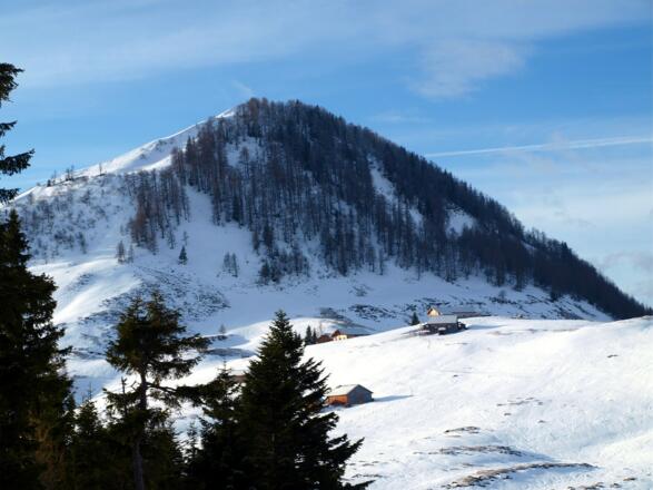 Plateau 1380m, Wege-Kreuzungspunkt