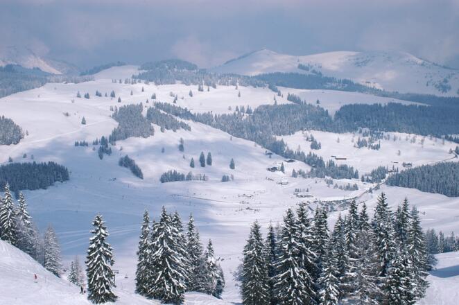 Panoramablick auf die Postalm