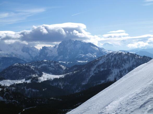 Sattel 1460m mit Gosaukamm