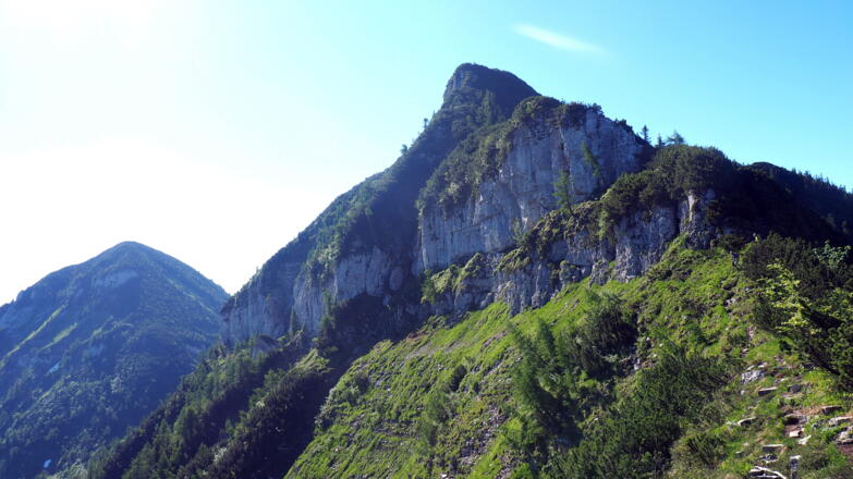 Gruberhorn vom Verbindungsgrat, links hinten Gennerhorn