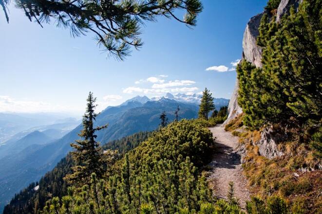 Schöne Aussichten auf einsamen Wegen 