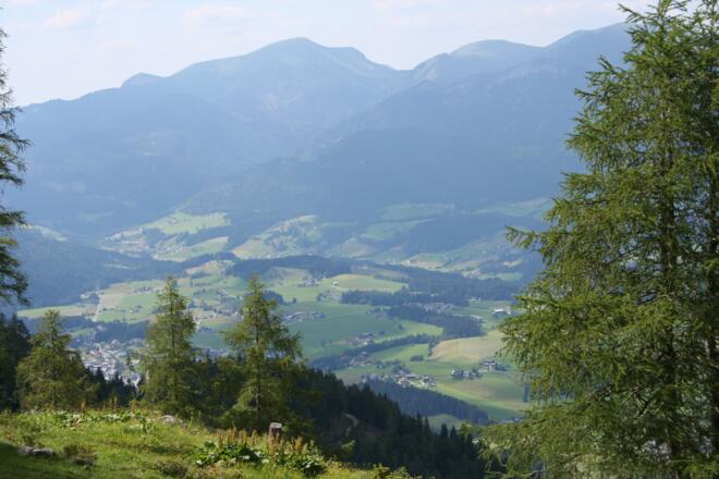 Herrliche Aussicht auf Abtenau
