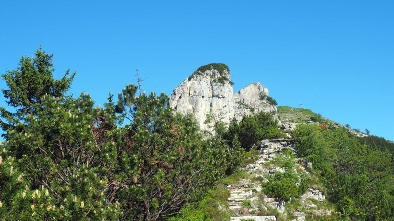 Grat zum Regenspitz, Gratgipfel links umgehen