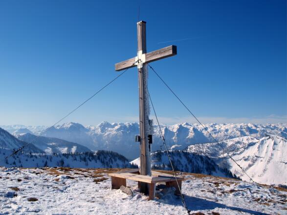 Hoher Zinken, Gipfelkreuz 1764m