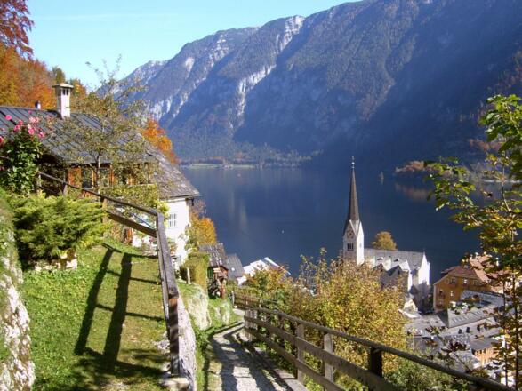 Blick auf Hallstatt und dem Hallsätter See