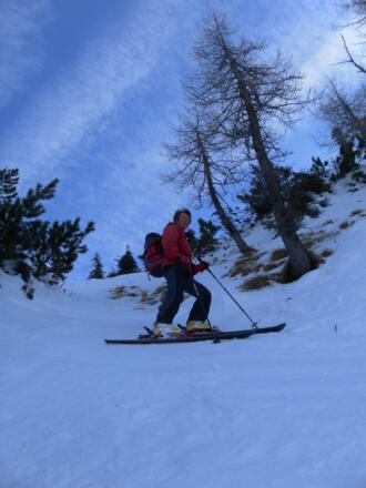 in der kurzen engen Rinne