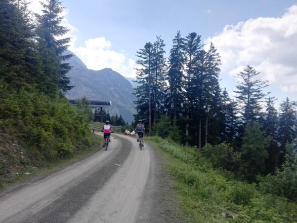 die Karkogel Bergstation ist in Sichtweite