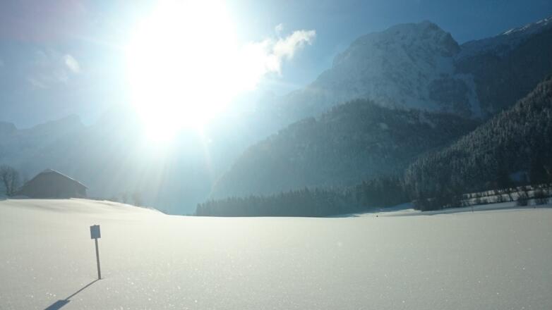 unverspurte Winterlandschaft