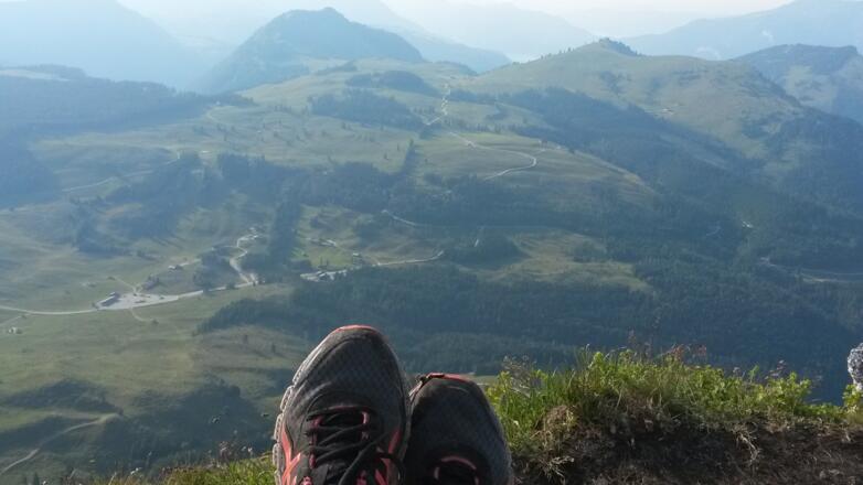 Blick auf das Postalmgebiet