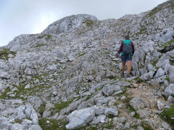 Gegenanstieg zum Schubbühel