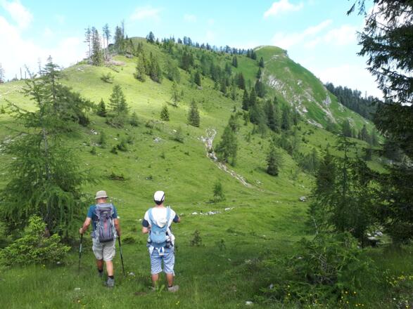 Senke vor dem Südgratrücken