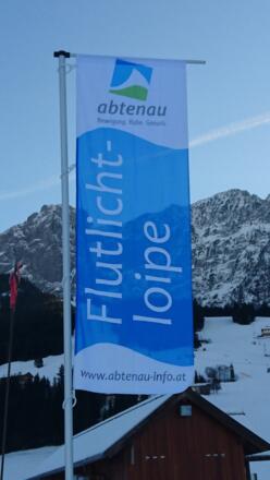 Einstiegstelle Flutlichtloipe Abtenau