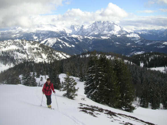 Dachsteinblick vom Gipfelrücken