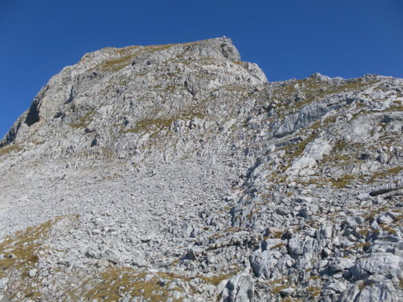 am Einstieg zur Schwerwand