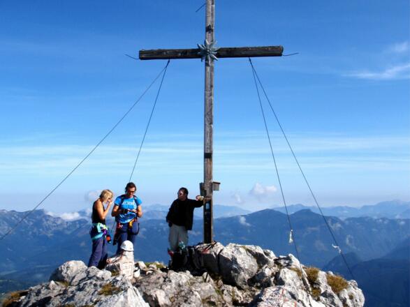 Gr. Donnerkogel 2055m, Gipfelkreuz
